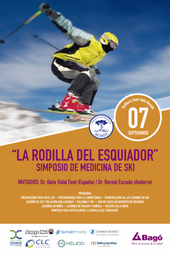 Simposio La Rodilla del Esquiador Chile 2015 poster